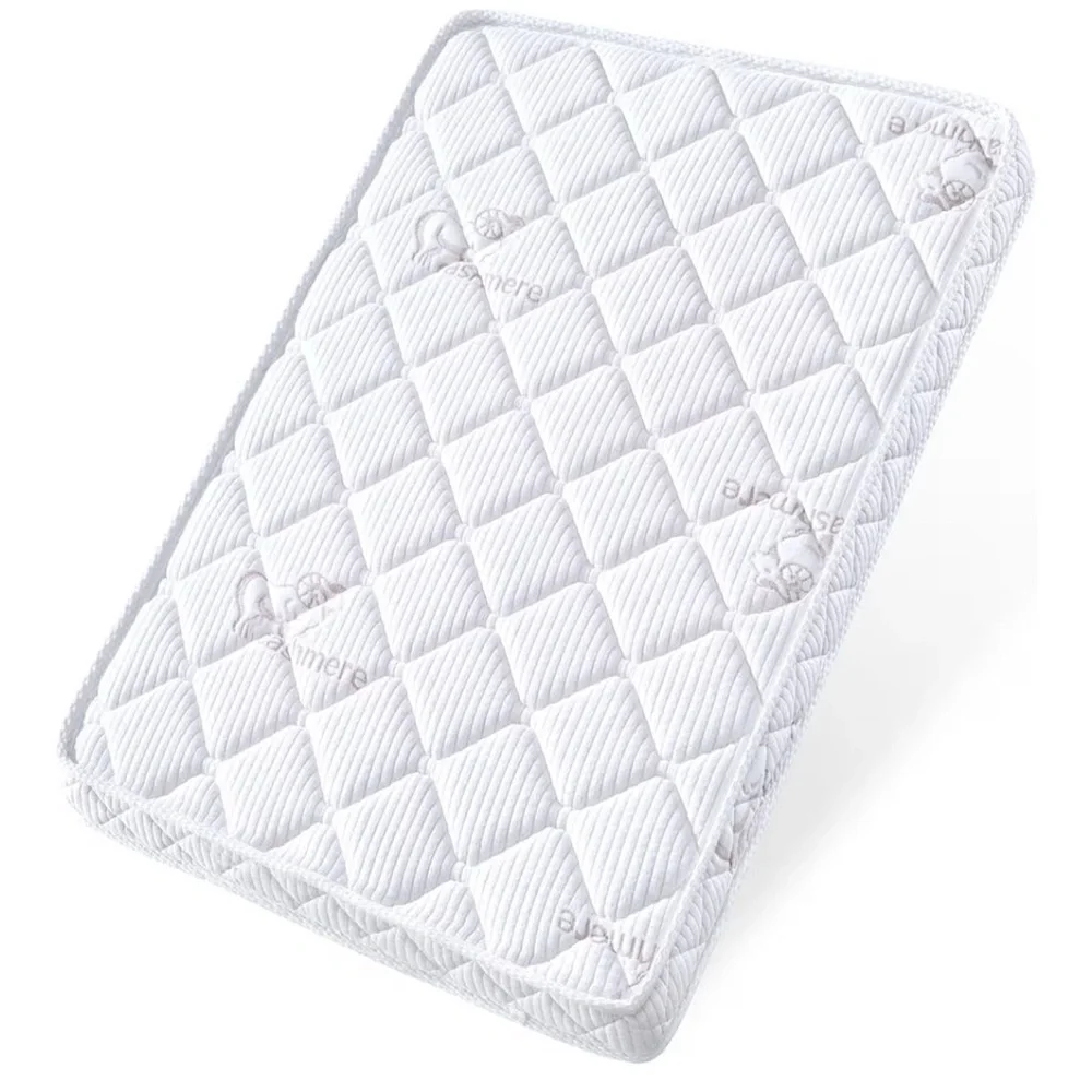 White Quilted Mattress Topper